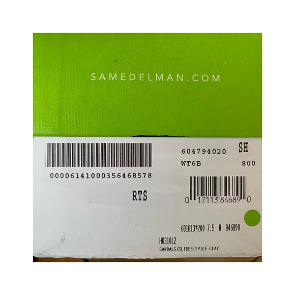 Sam Edelman Studded Strappy Eavan Sandal NIB Sz 7.5 Spiced Clay (Brown/Gold) - Picture 7 of 10